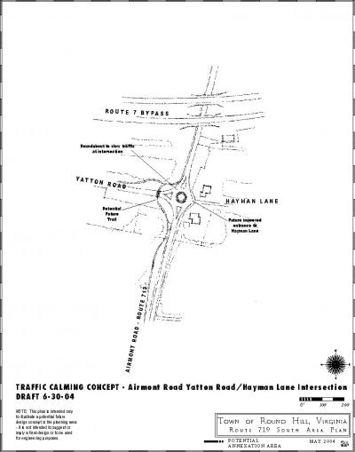Traffic Calming Map for Hayman Lane